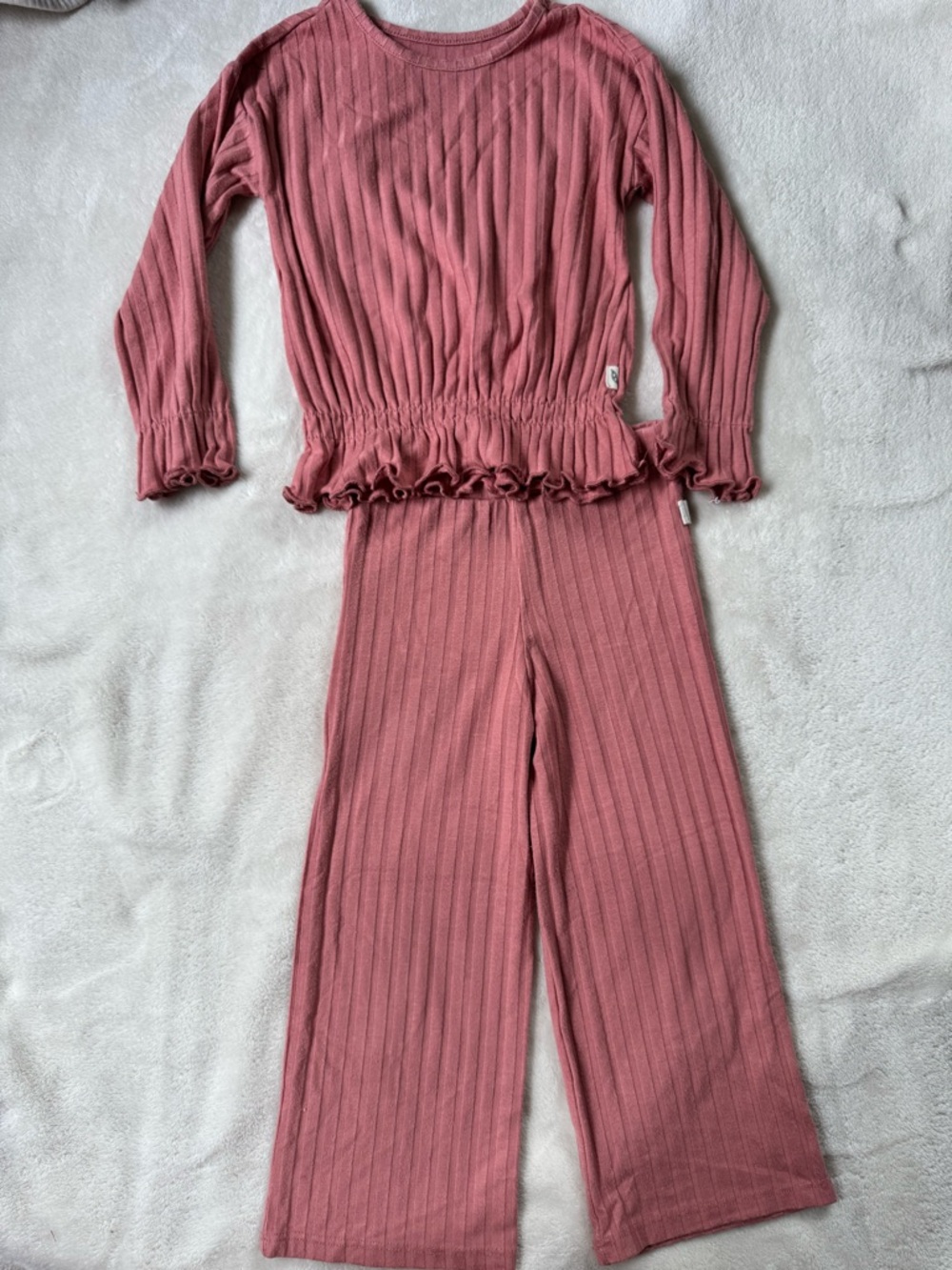 Easy Peasy Ribbed Two-Piece Lounge Set